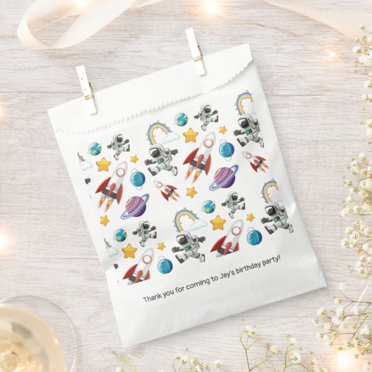 Space フェイバーバッグ (クリップ留めされた状態)