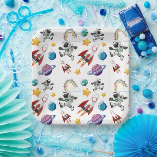 Space ペーパープレート (パーティー)