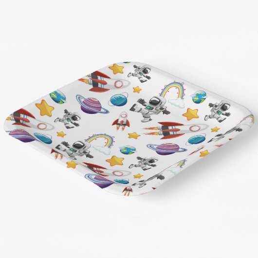 Space ペーパープレート (傾斜あり)