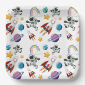 Space ペーパープレート (正面)