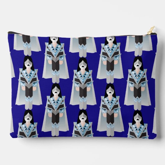 Space Ace – Patterned Zipper Accessory Pouch アクセサリーポーチ (裏面)