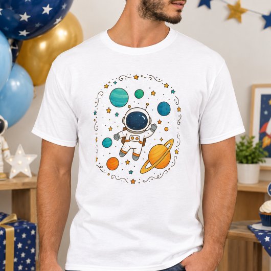 Space Adventure 1st Birthday | 宇宙空間 Tシャツ