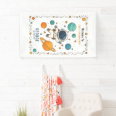 Space Adventure 1st Birthday | Outer Space 横断幕 (インサイチュ)