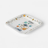 Space Adventure 1st Birthday | Outer Space Party ペーパープレート (傾斜あり)