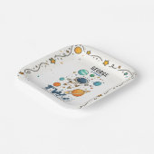 Space Adventure 2nd Birthday | Outer Space Party ペーパープレート (傾斜あり)