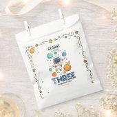 Space Adventure 3rd Birthday | Outer Space for Kid フェイバーバッグ (クリップ留めされた状態)