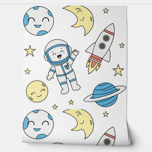 Space Adventure Cartoon  壁紙 (ほどく)