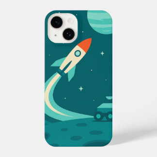 Space Adventure – Coque iPhone Fusée, Planète 14ケース