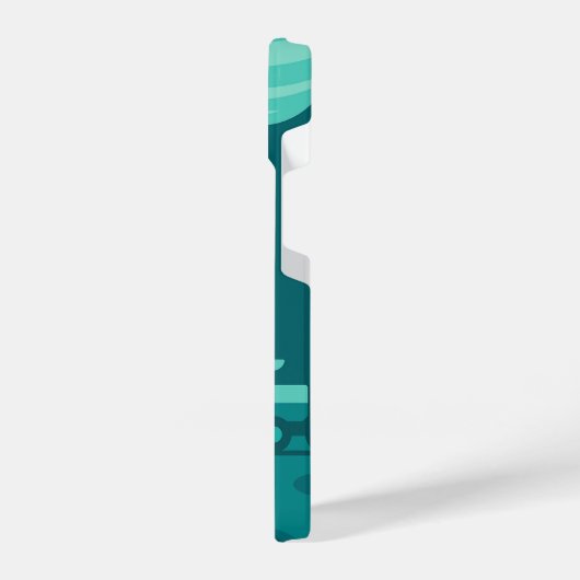 Space Adventure – Coque iPhone Fusée, Planète iPhoneケース (左側面)