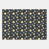 Space Adventure Playful Kids Birthday Party ラッピングペーパーシート (正面)