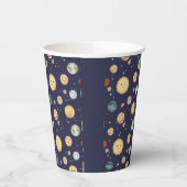 Space Adventure Playful Kids Birthday Party 紙コップ (左)