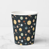 Space Adventure Playful Kids Birthday Party 紙コップ (正面)
