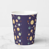 Space Adventure Playful Kids Birthday Party 紙コップ (左)