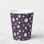 Space Adventure Playful Kids Birthday Party 紙コップ (正面)