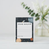 Space Adventure Playful Kids Birthday Time Capsule エンクロージャーカード (スタンド正面)