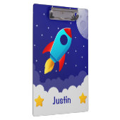 Space Adventure Rocket Clipboards Design クリップボード (右)