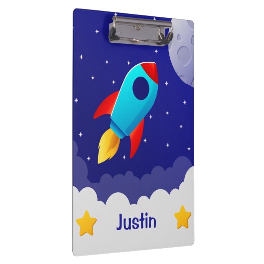Space Adventure Rocket Clipboards Design クリップボード (右)