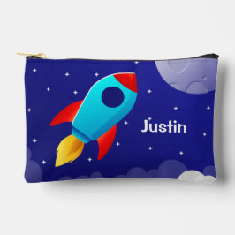 Space Adventure Rocket Design アクセサリーポーチ
