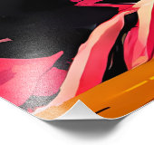 Space Age Las Vegas Gangster Martini Party フォトプリント (角)