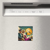 Space Age Las Vegas Martini Gangster Party マグネット (インサイチュ (食洗機))