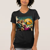 Space Age Las Vegas Martini Gangster Party Tシャツ (正面)