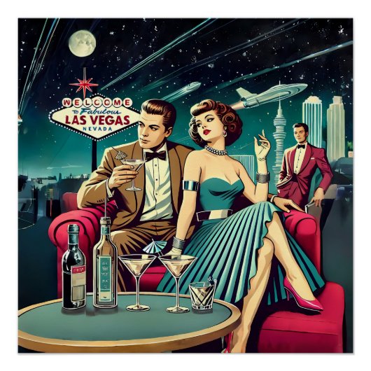 Space Age Las Vegas Martini Party ポスター (正面)