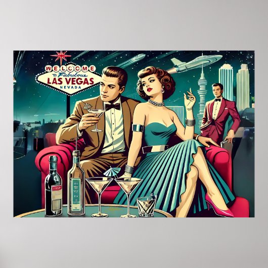 Space Age Las Vegas Martini Party ポスター (正面)