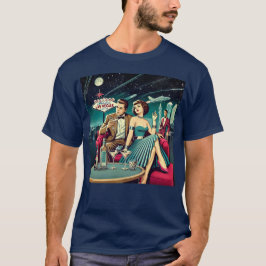 Space Age Las Vegas Martini Party Tシャツ
