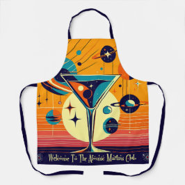 Space Age Welcome To The Atomic Martini Club エプロン