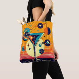 Space Age Welcome To The Atomic Martini Club トートバッグ