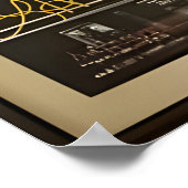 Space Age Wormhole Diagram ポスター (角)