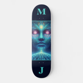 Space Alien Personalized Skateboard スケートボード