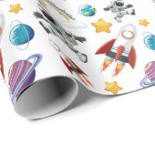 Space Astronaut ラッピングペーパー (ロールコーナー)