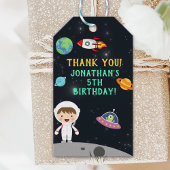 Space Astronaut Birthday Gift - Customizable" ギフトタグ