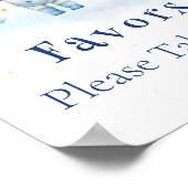 Space Astronaut Boy rockets stars Favors ポスター (角)