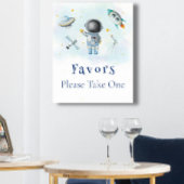 Space Astronaut Boy rockets stars Favors ポスター