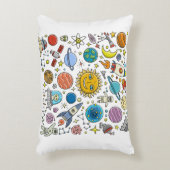 Space Background. Planets of the solar system. Roc アクセントクッション (正面(垂直))