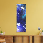 Space Background with Stars キャンバスプリント (インサイチュ (リビング))