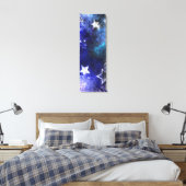 Space Background with Stars キャンバスプリント (インサイチュ (寝室))