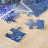 Space Background with Stars ジグソーパズル (側面)