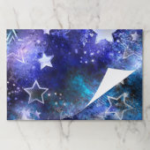Space Background with Stars ペーパーパッド (折り畳み)