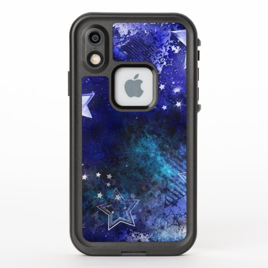 Space Background with Stars LifeProof iPhoneケース (裏面)