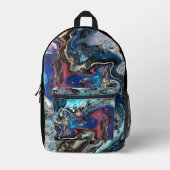 Space bag プリントバックパック (正面)