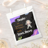 Space Birthday Party Theme フェイバーバッグ (クリップ留めされた状態)