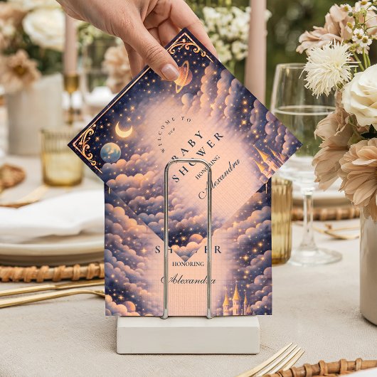 Space Castle Baby Shower スタンダードカクテルナプキン