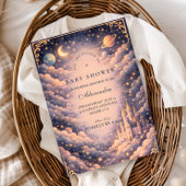 Space Castle Baby Shower 招待状