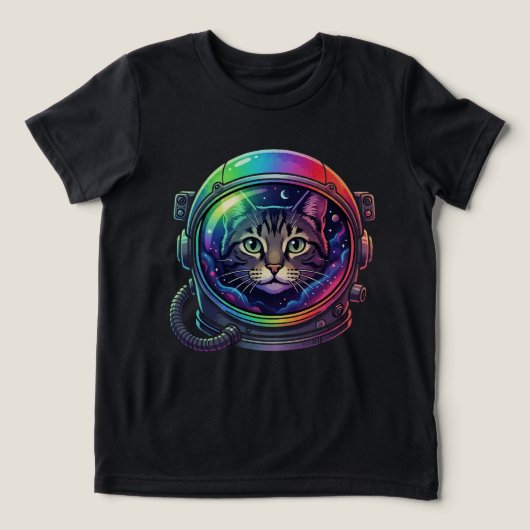 Space cat トライブレンドＴシャツ (デザイン正面)