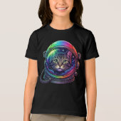Space cat トライブレンドＴシャツ (正面)