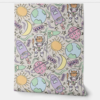 Space Cat - Cat Doodles - Astronaut Animals 壁紙