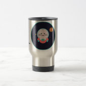Space Cat Coffee Mug - Cosmic Kitty Astronaut Cup トラベルマグ (中央)